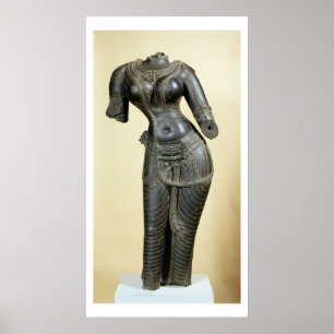 Affiche Tara, Nalanda, Bihar, dynastie Pala (pierre)