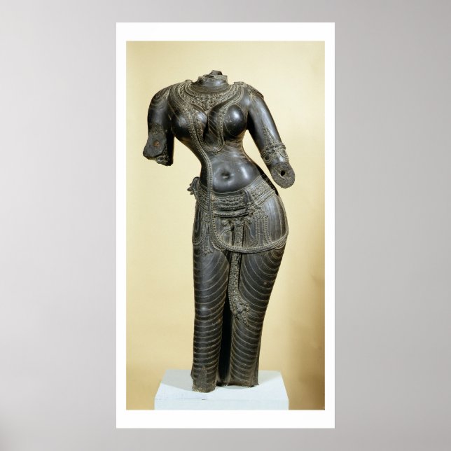 Affiche Tara, Nalanda, Bihar, dynastie Pala (pierre) (Devant)