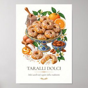 Affiche Taralli Dolci – Vintage Italian Dessert