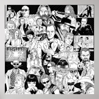 Affiche Tarantino