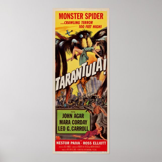 Affiche Tarantula ! Monster Spider Earth Retro Movie Poste (Devant)