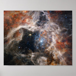 Affiche Tarantula Nebula Image de JWST