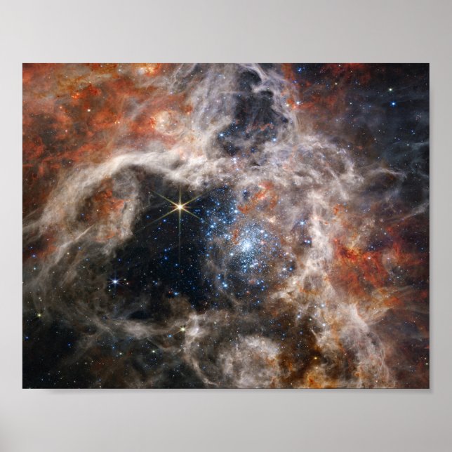 Affiche Tarantula Nebula Image de JWST (Devant)