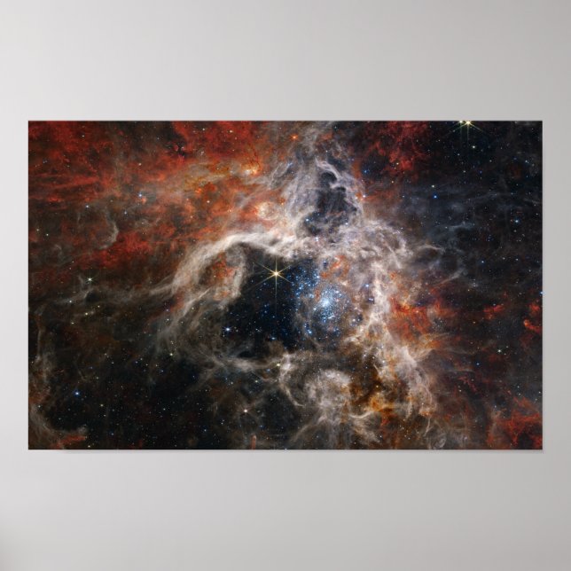 Affiche Tarantula Nebula Image spatiale (Devant)