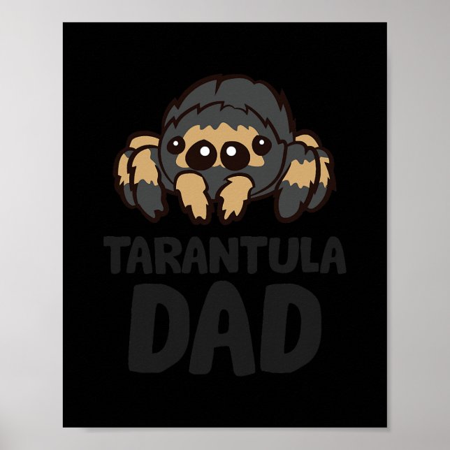 Affiche Tarantula Papa Rouge Genou Tarantula Spider (Devant)