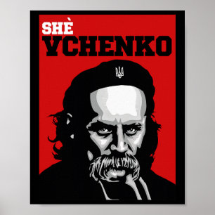 Affiche Taras Shevchenko Elle Vchenko Ukraine Chemise Ukra