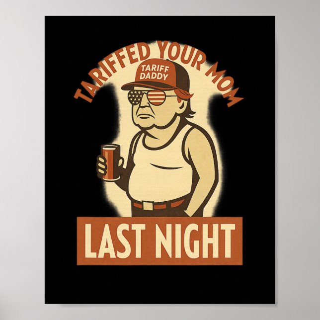 Affiche Tariffé Votre Mère Chemise – Drôle Trump Mème Tee  (Devant)