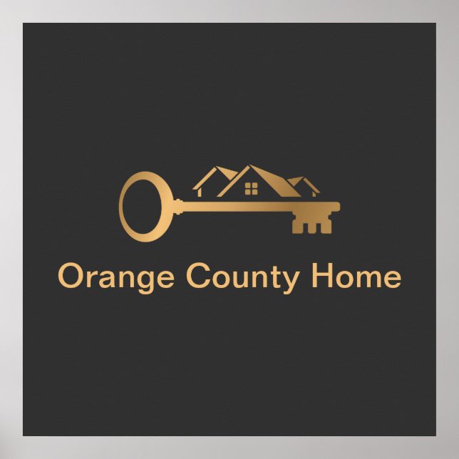 Affiche Tarjeta De Visita Inmobiliaria Profesional Agregar (Devant)