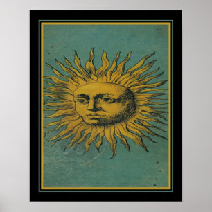 Affiche Tarot Vintage "La Lumière"