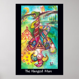 AFFICHE TAROTS OF THE LOST SHADOWS /THE HANGED MAN