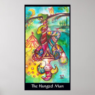 AFFICHE TAROTS OF THE LOST SHADOWS /THE HANGED MAN