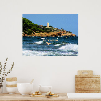 Affiche Tarragone, Espagne pittoresque