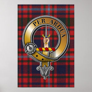 Affiche Tartan et insigne MacIntyre
