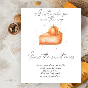 Affiche Tarte à la citrouille - devine le doux désordre