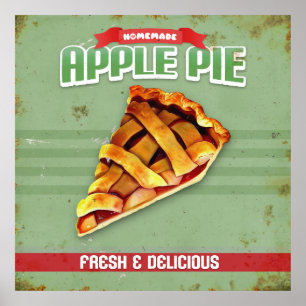 Affiche Tarte à la pomme
