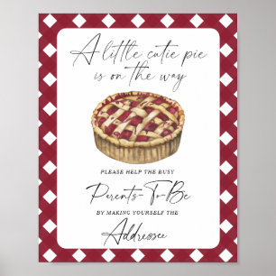 Affiche Tarte - Aide aux futurs parents occupés destinatai