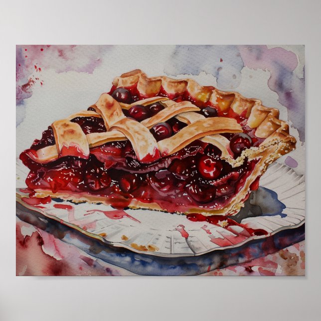 Affiche Tarte aux cerises (Devant)