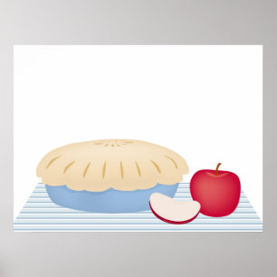 Affiche Tarte aux pommes maison
