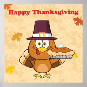 Affiche Tarte Bon thanksgiving