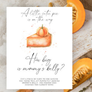 Affiche Tarte de citrouille d'automne - quelle est la tail