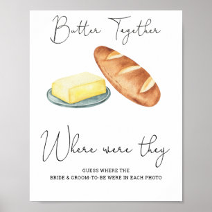 Affiche Tarte ensemble enterrement de vie de jeune fille.