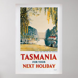 Affiche Tasmania pour vos prochaines vacances par Max Angu