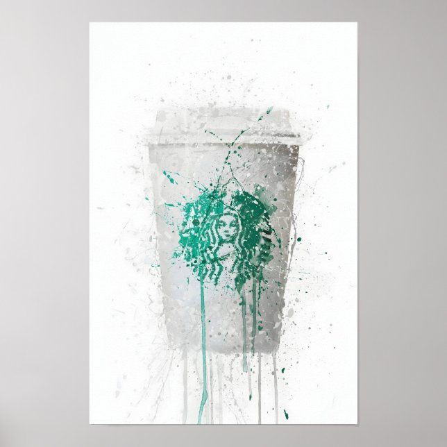Affiche Tasse à café (Devant)