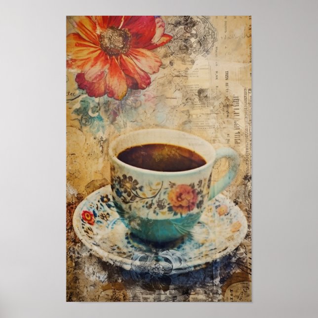 Affiche Tasse de thé (Devant)