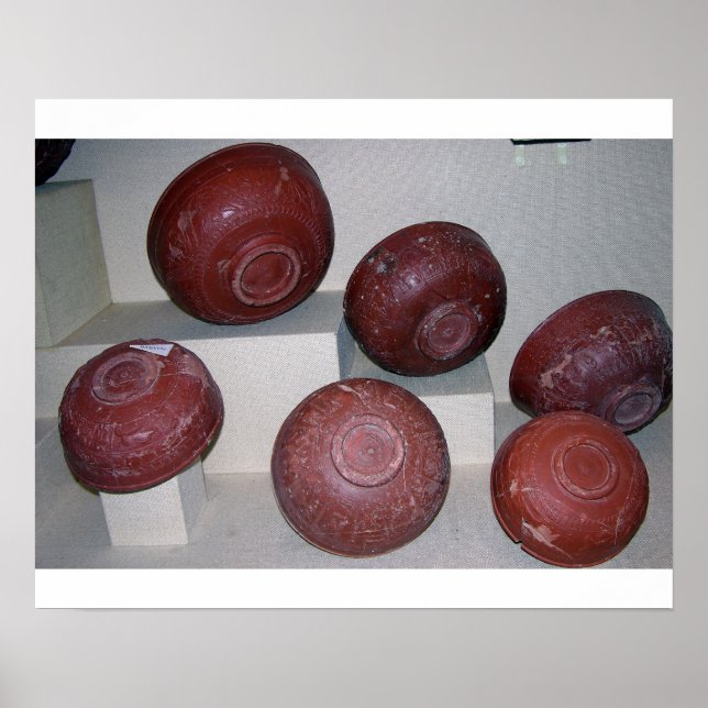 Affiche Tasses Dragondorff, c.150 av. J.-C (poterie) (Devant)