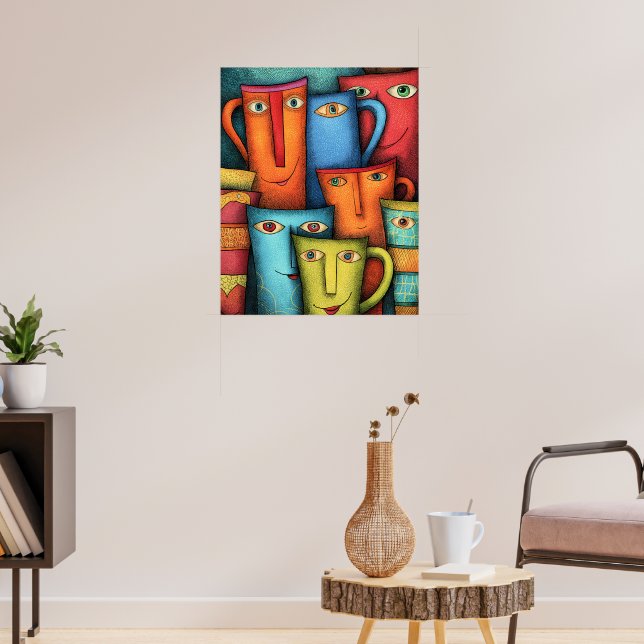 Affiche Tasses souriantes Personality Plus (Salon 3)