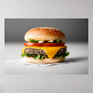 Affiche Tasty Cheeseburger
