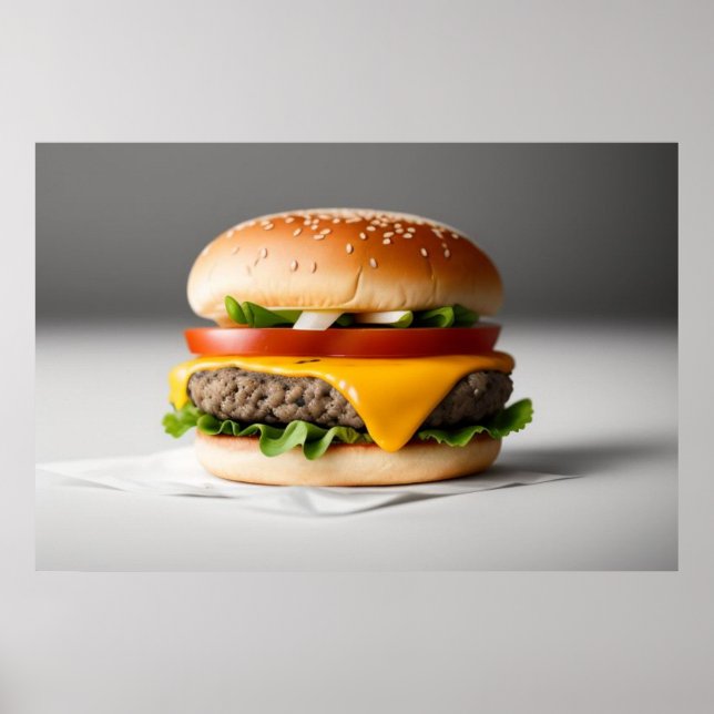Affiche Tasty Cheeseburger (Devant)