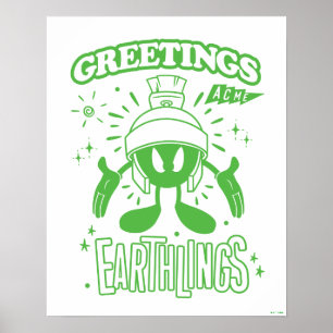 Affiche Tasty Retro MARVIN LE MARTIAN™