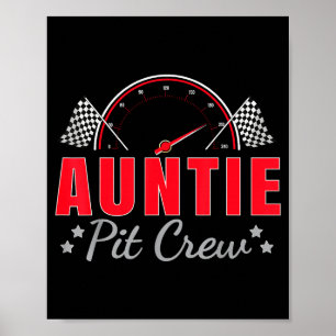 Affiche Tata Équipe de Piste Pilote de Voiture de Course A