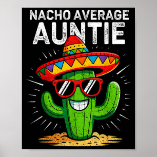 Affiche Tata moyenne nacho drôle cinq de mayo mexicaine