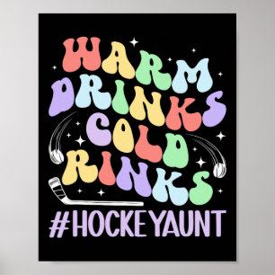 Affiche Tatie de hockey sur patinoire glacée Tatie d'un jo