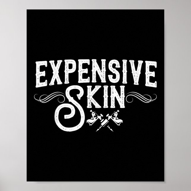 Affiche Tatouage cool Conception Pour Hommes Femmes Tatoua (Devant)