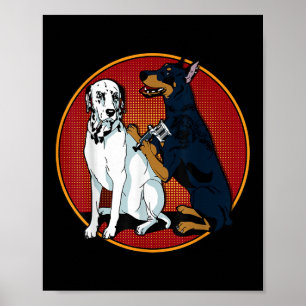 Affiche Tatouage Dalmatian Dog