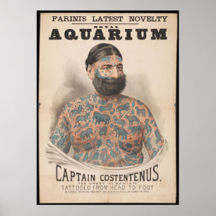 Affiche Tatouages vintages