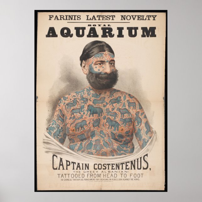 Affiche Tatouages vintages (Devant)