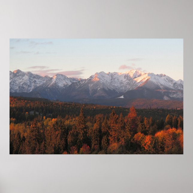 Affiche Tatras automne (Devant)