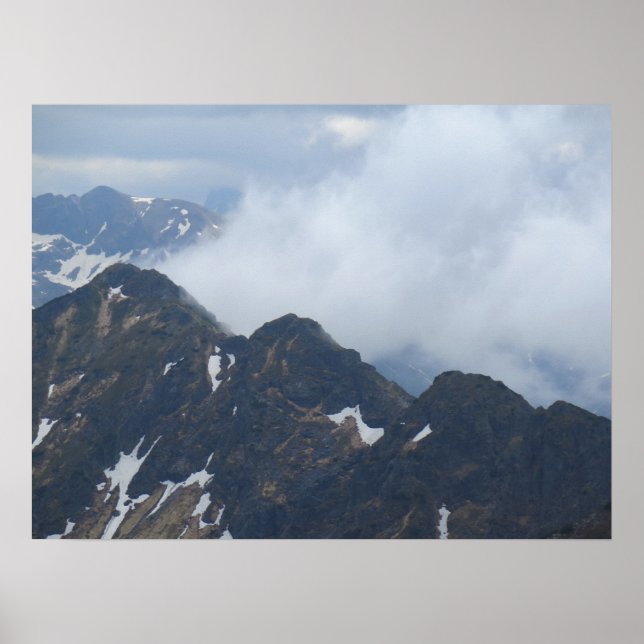Affiche Tatras dans les nuages (Devant)