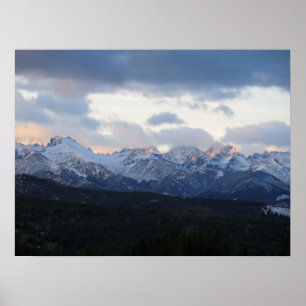 Affiche Tatras dans les nuages