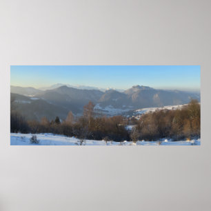 Affiche Tatras d'hiver Vue de Beskids