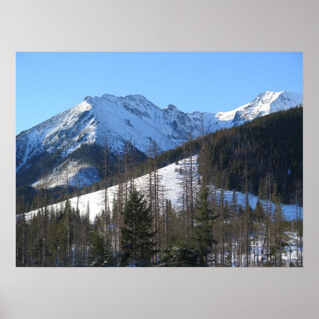Affiche Tatras en hiver (Devant)