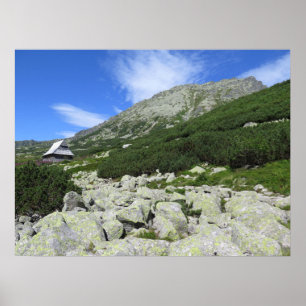 Affiche Tatras Pologne Cinq Lacs Valley