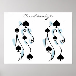 Affiche Tattoo style noir Thunder_Cove