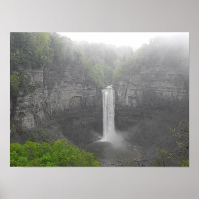 Affiche Taughannock Fall Ithaca Waterfall Photo Imprimer (Devant)