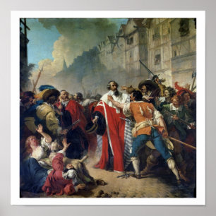 Affiche Taupe de Mathieu arrêté par la foule parisienne 