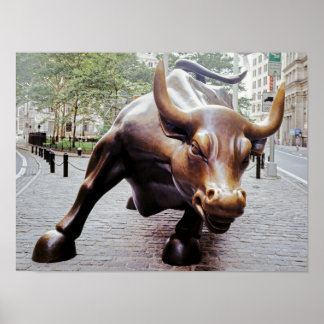 Affiche Taureau de Wall Street